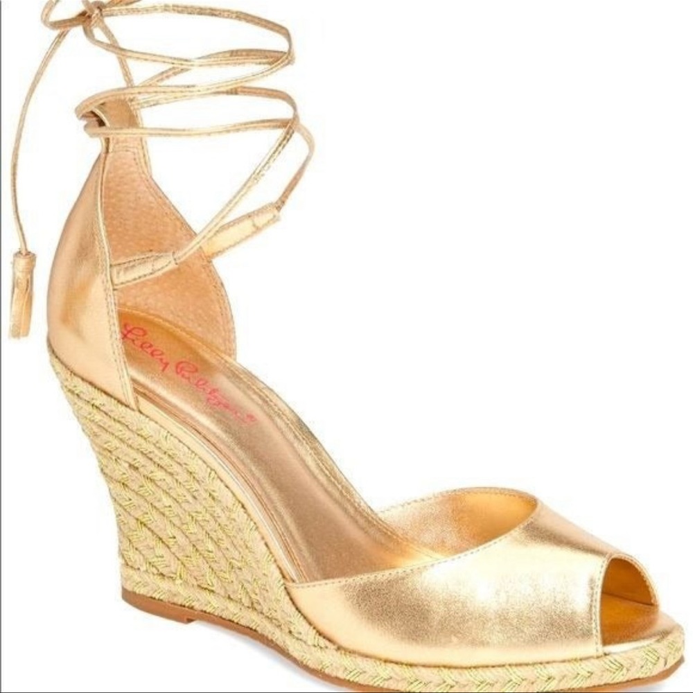 Lilly Pulitze wedges, never worn!